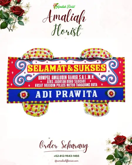 Papan Bunga Ucapan Selamat Mojoroto